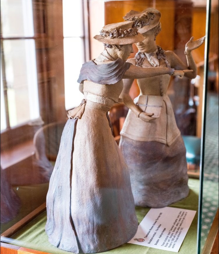 Sculptures of Georgina Kermode and Jessie Spinks Rook by Kathryn Hodges